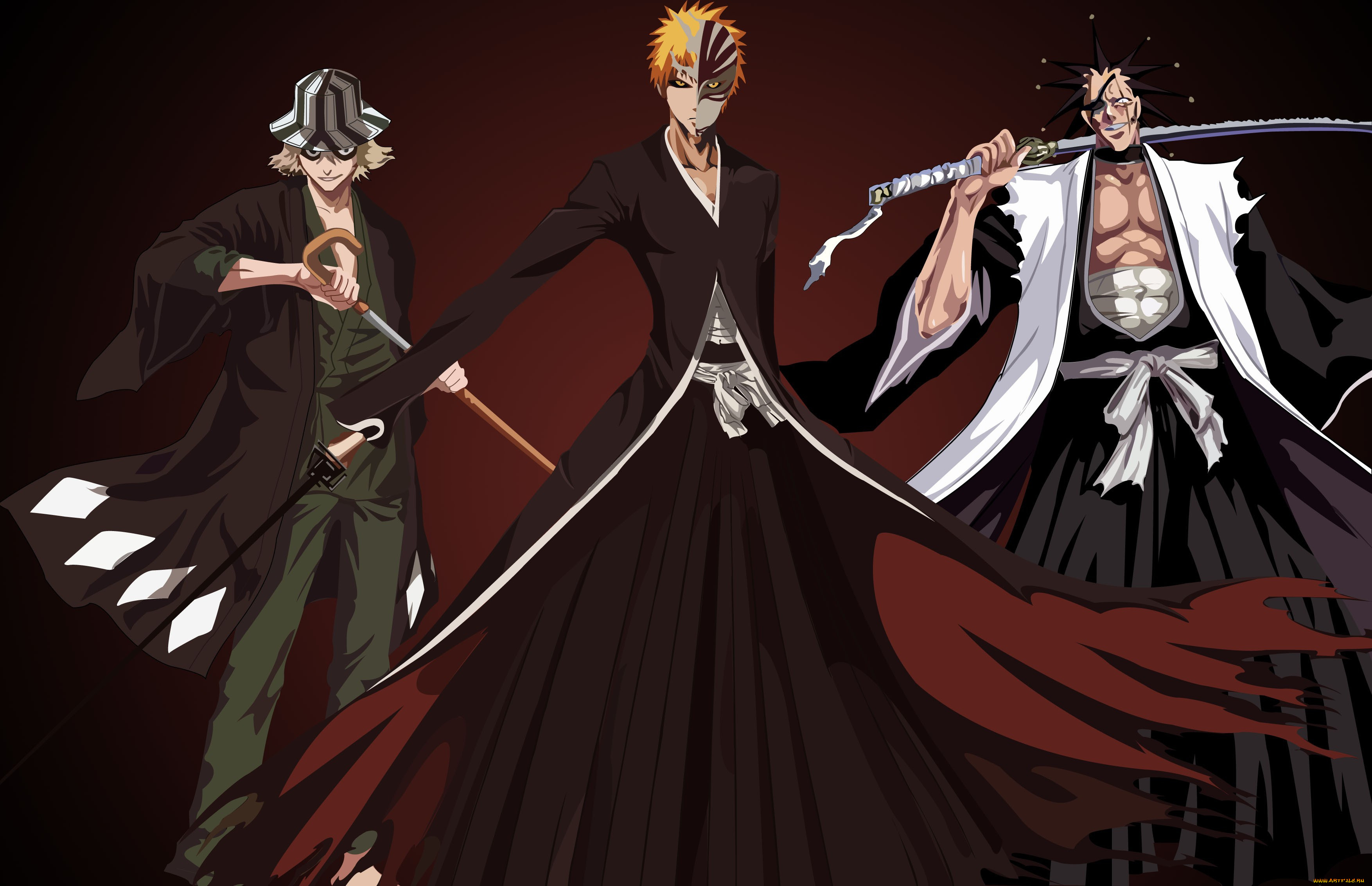 аниме, bleach.